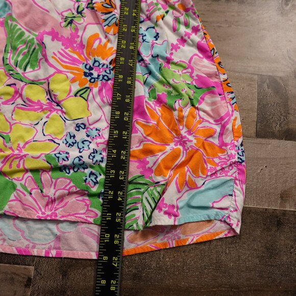 Lilly Pulitzer for Target Women’s Large Tropical Floral Sleeveless Tunic Top - Picture 4 of 10